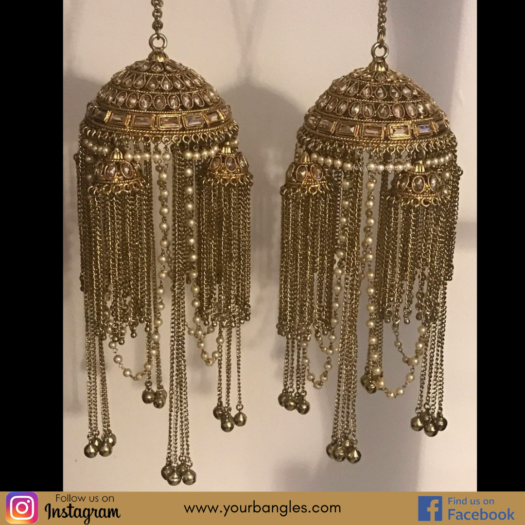 KHUSHI Antique Gold Kaleere